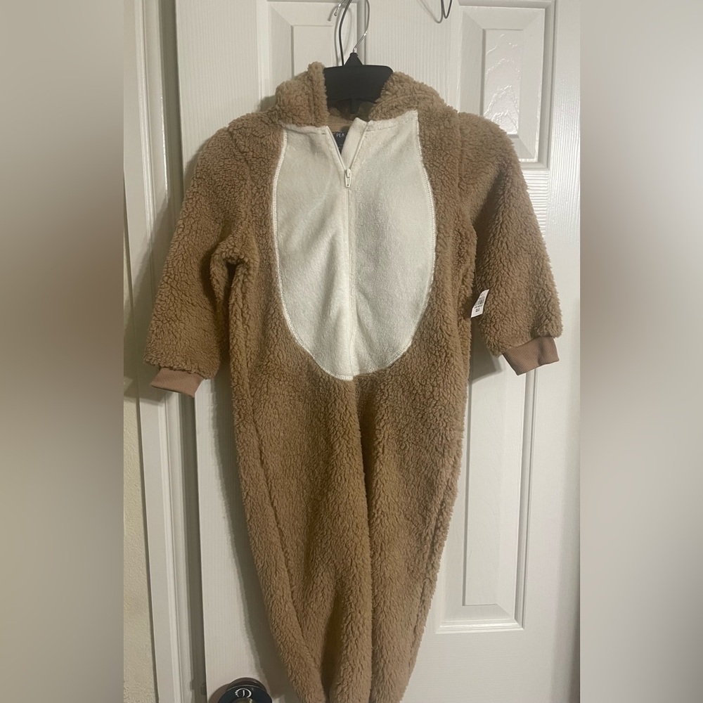 Bear Onesie 4T kids Brown